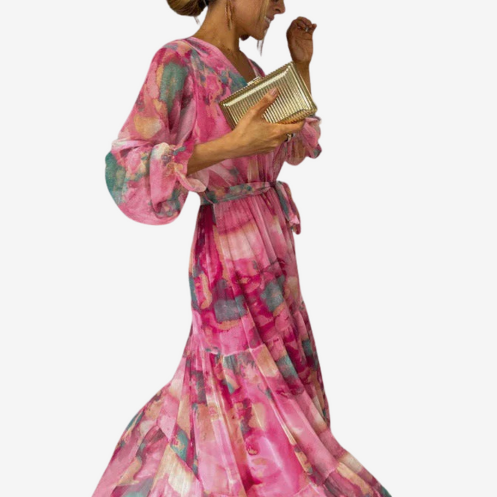 Sharrie | Elegant Pink Dress