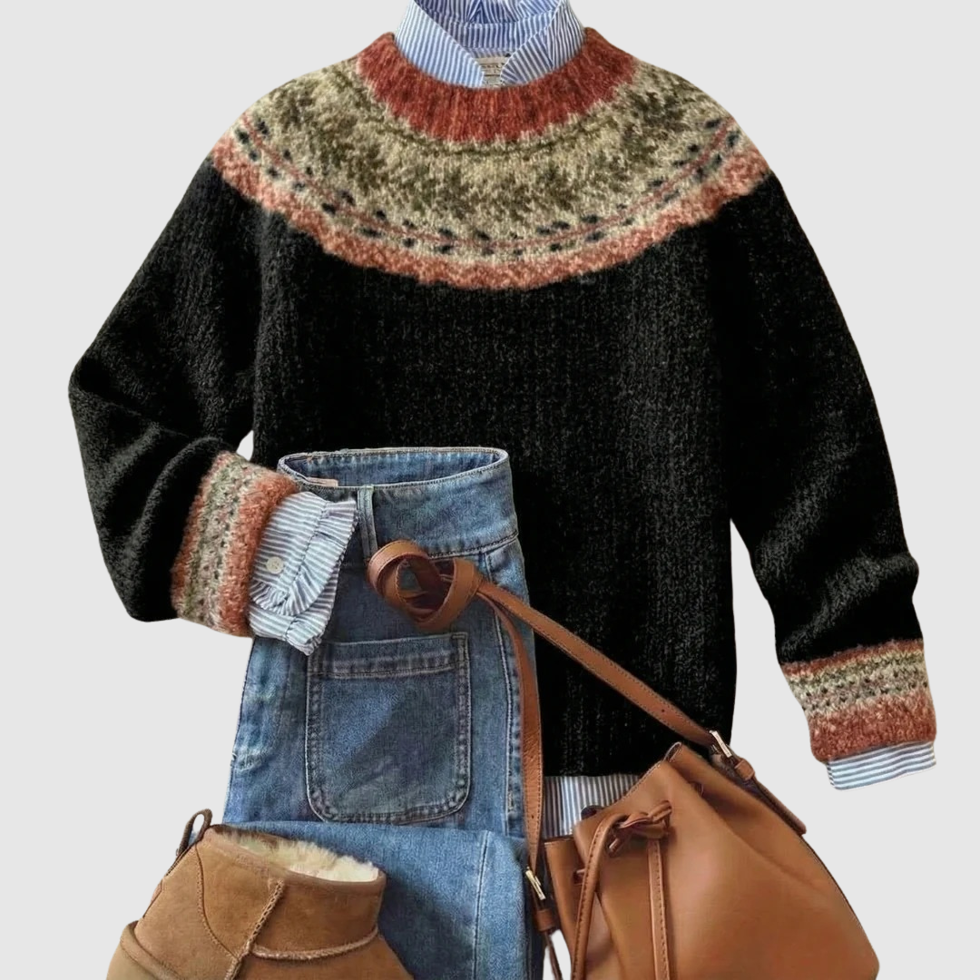Eleanor | Heritage Nordic Knit Sweater