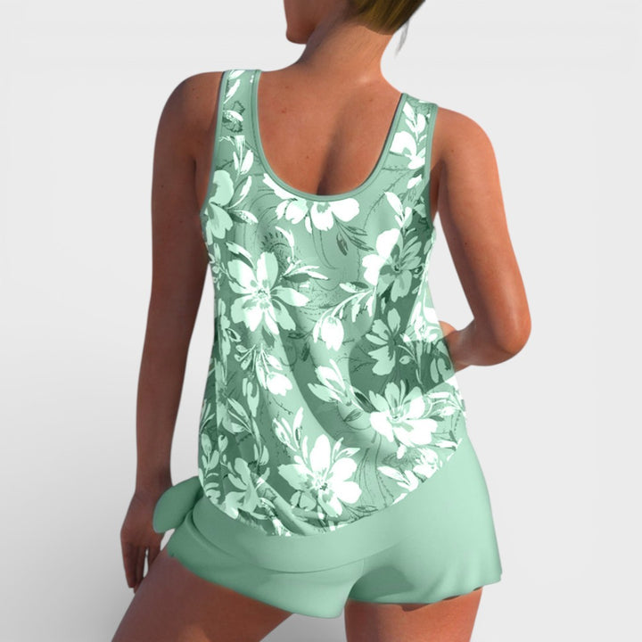 Megan  | Women Summer Tankini Two Piece Swimsuit