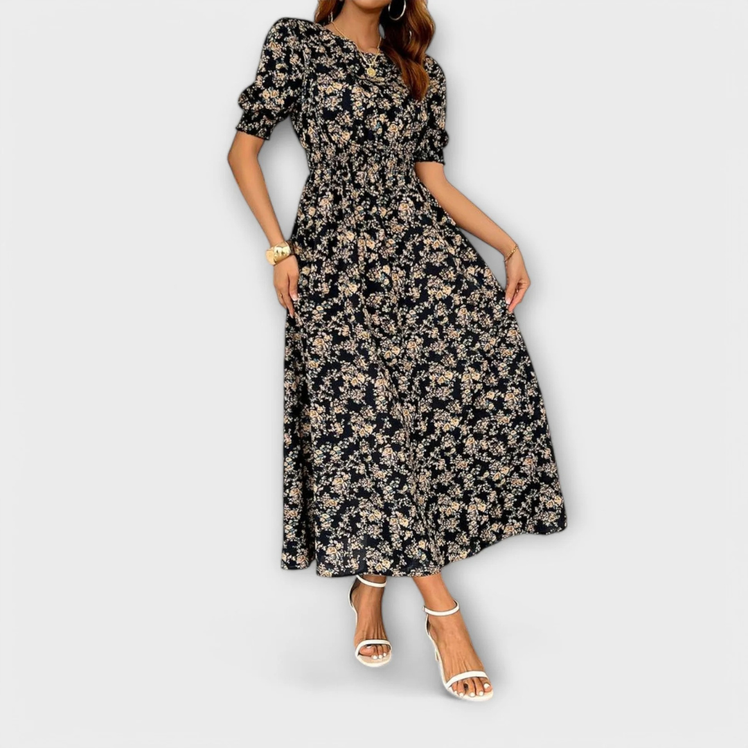 Melody | Floral Summer Midi Dress
