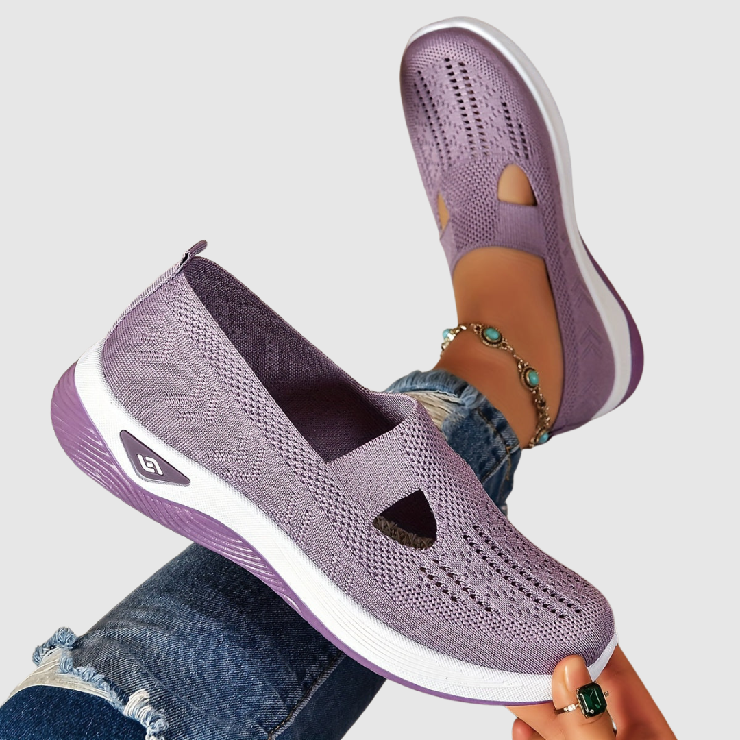 Amanda | Slip-On Knit Walking Sneakers