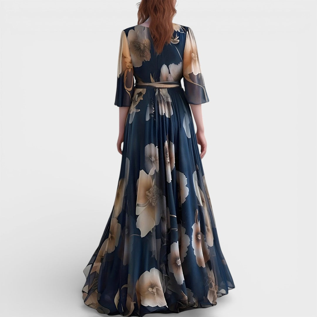 Genesis | Elegant Floral Maxi Dress