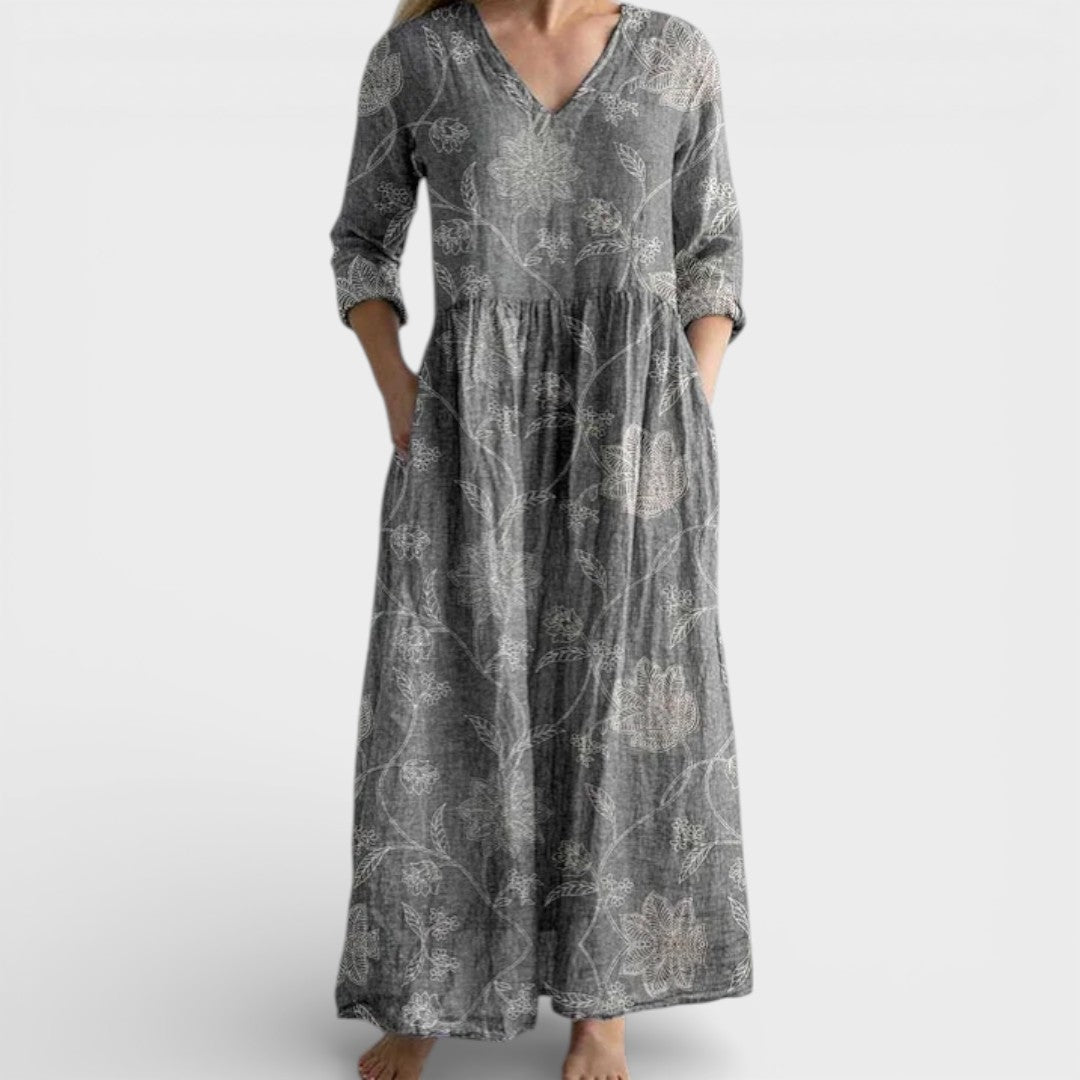 Lianne | V-neck Maxi Dress