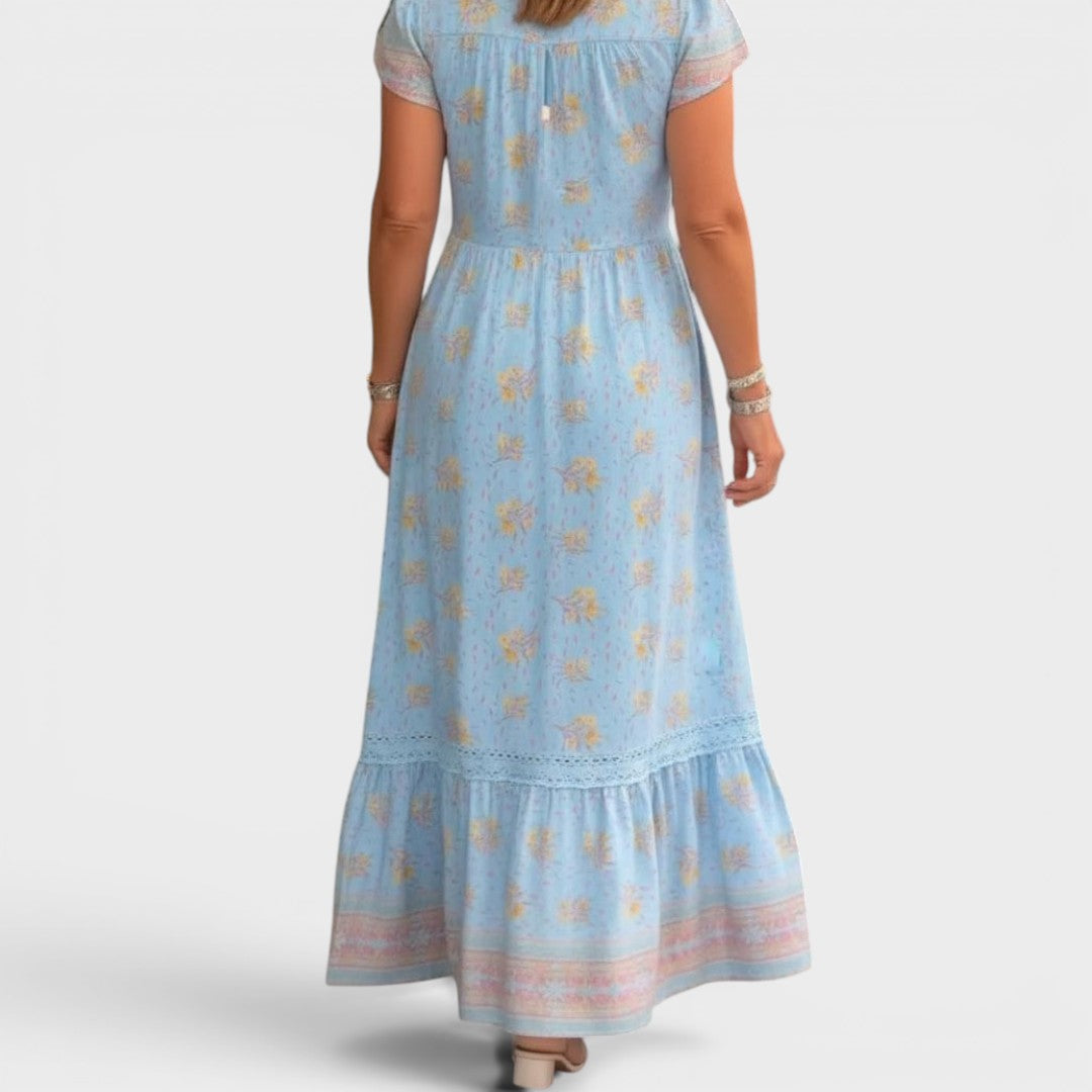 Isadora | Romantic Bohemian Maxi Dress