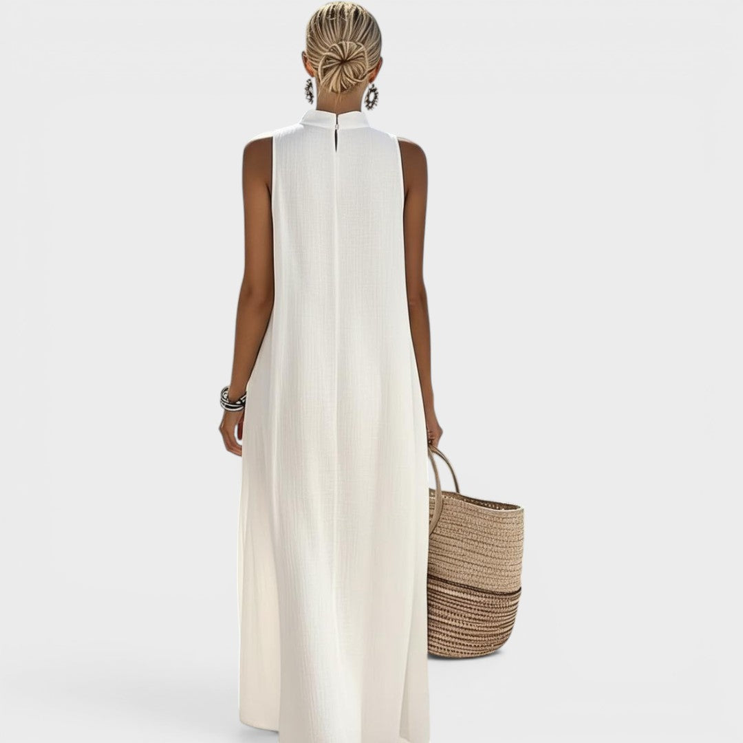 Isla | Sleeveless Coastal Escape Maxi Dress