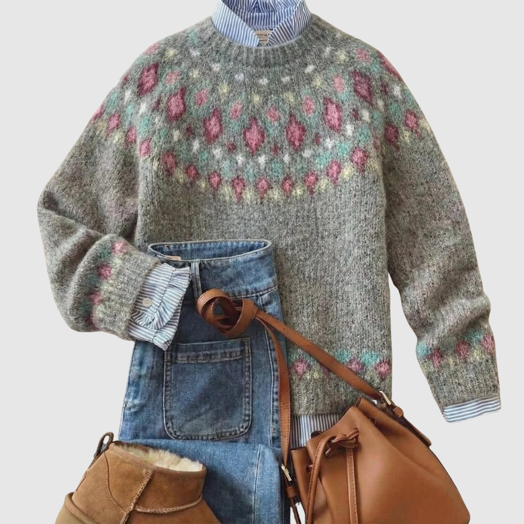 Eleanor | Heritage Nordic Knit Sweater