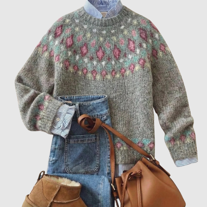 Eleanor | Heritage Nordic Knit Sweater