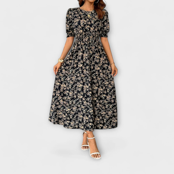 Melody | Floral Summer Midi Dress