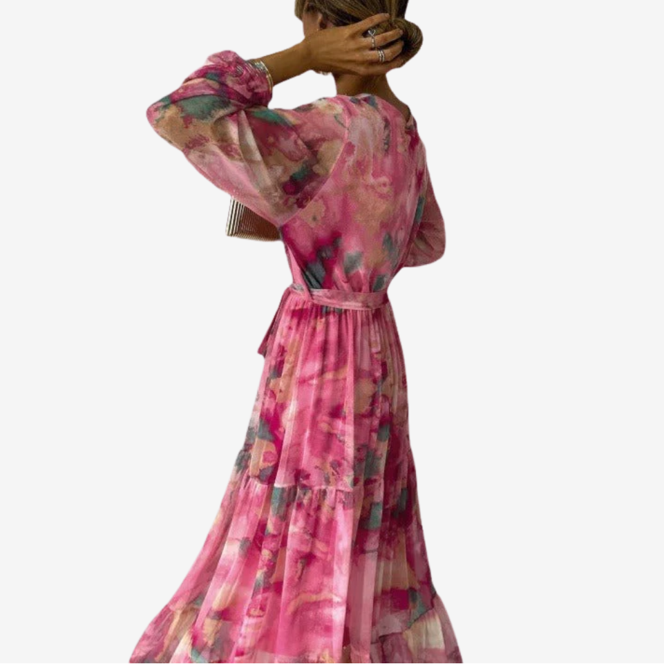 Sharrie | Elegant Pink Dress
