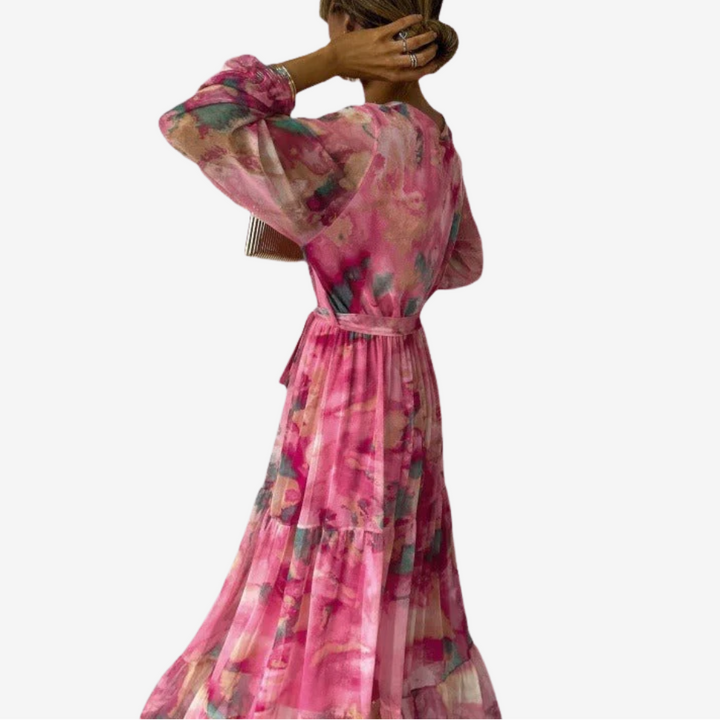 Sharrie | Elegant Pink Dress
