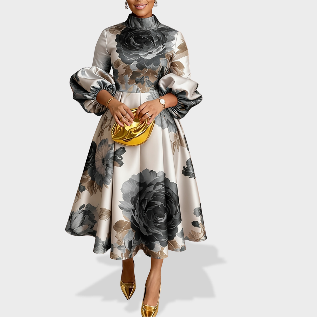 Brooklyn | Floral Puff Sleeve Dress