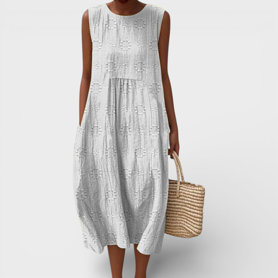 Julia | Sleeveless Midi Dress