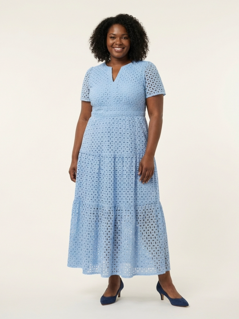 brielle midi dress Brielle Meadow Strap Midi Dress