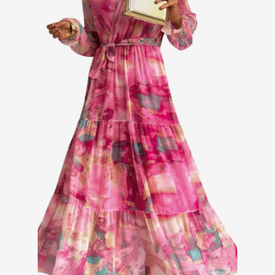 Sharrie | Elegant Pink Dress