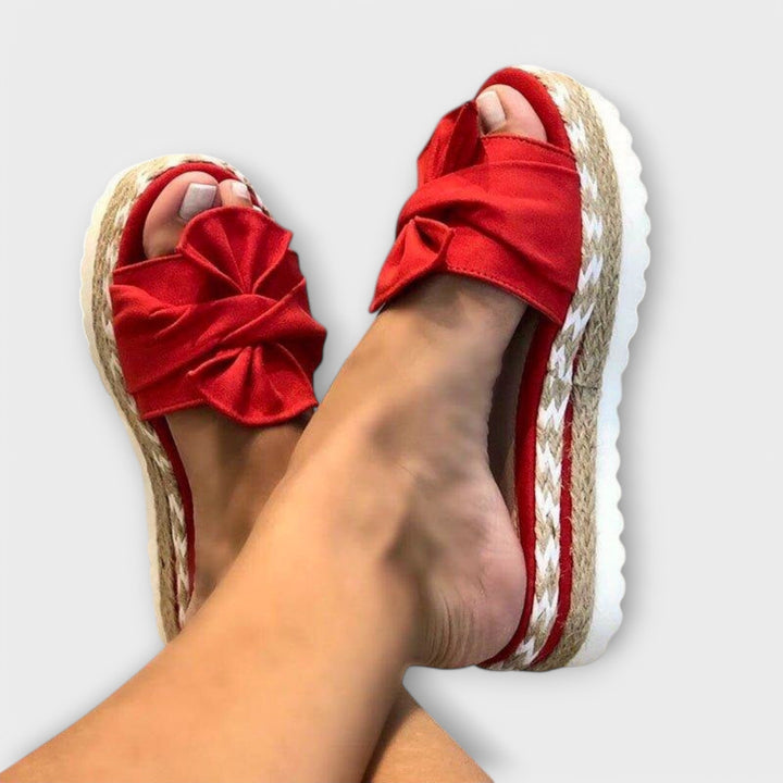 Solegenius - Stylish Sandals with Bow
