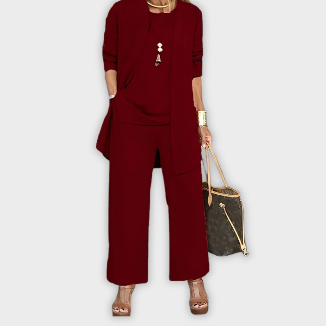 Penelope | Elegant Women’s 3-Piece Loose-Fit Set