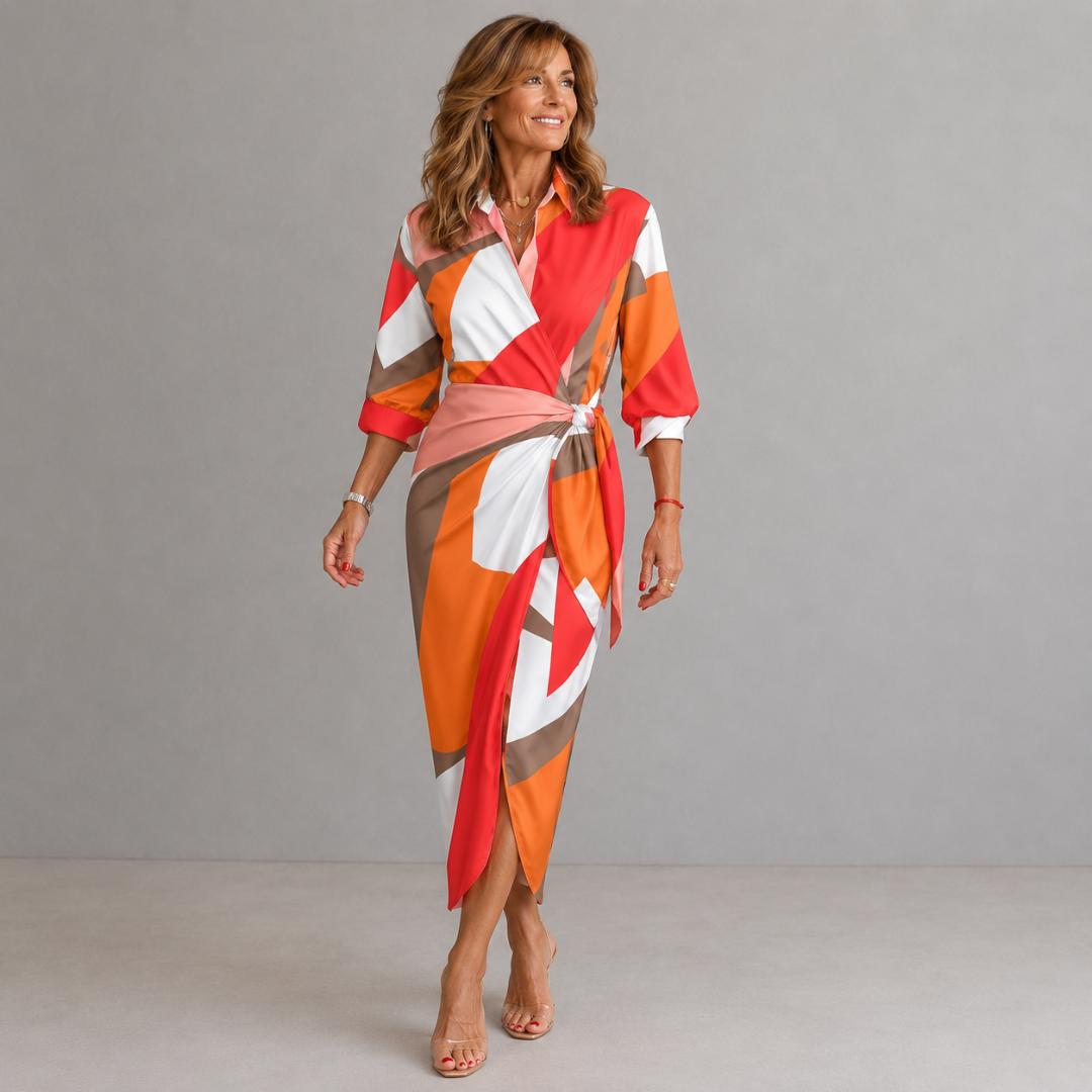 Danielle | Elegant Figure-Flattering Wrap Dress