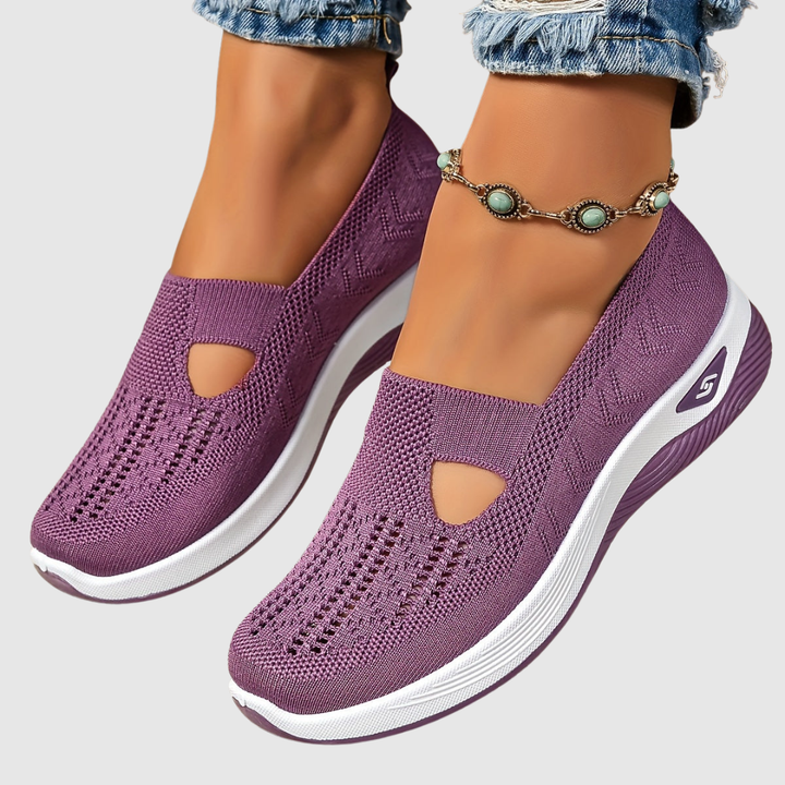 Amanda | Slip-On Knit Walking Sneakers