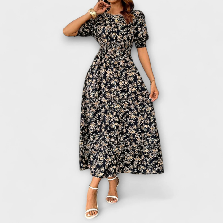 Melody | Floral Summer Midi Dress