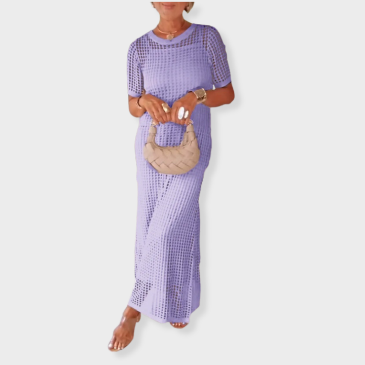 Bethany | Cut-Out Long Maxi Dress and Free Inner Dress
