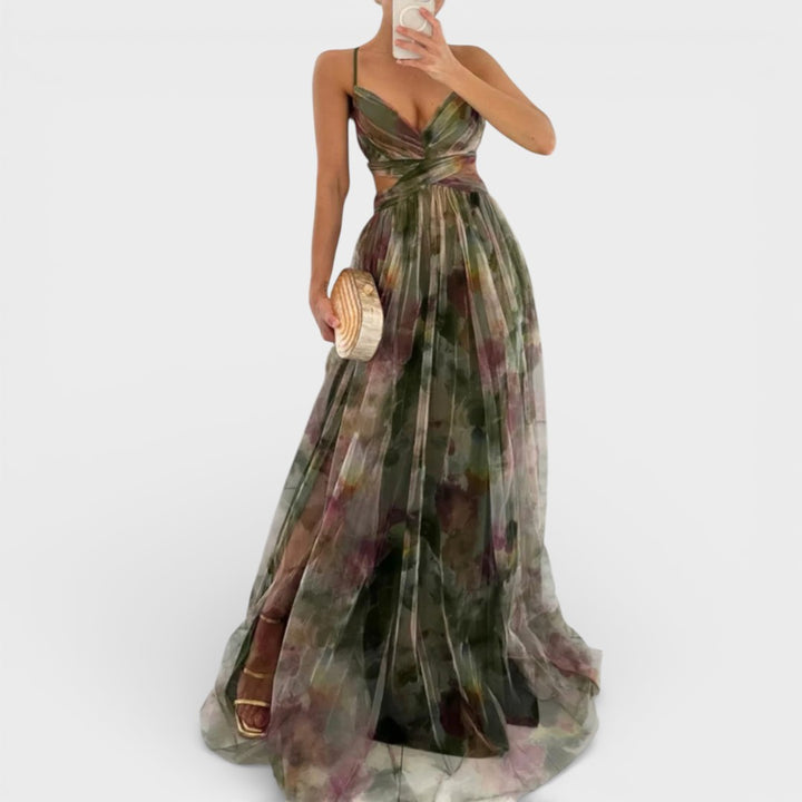 Giselle - Enchanting maxi dress with floral print