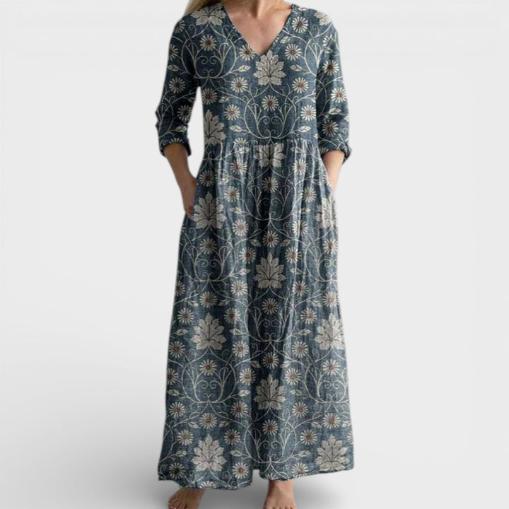 Lianne | V-neck Maxi Dress