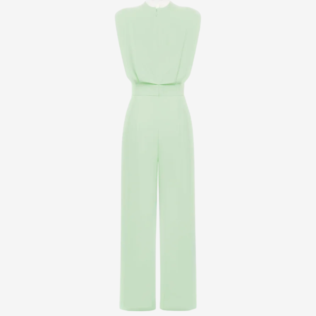 Aria | Elegant Sleeveless Wide Leg Jumpsuit