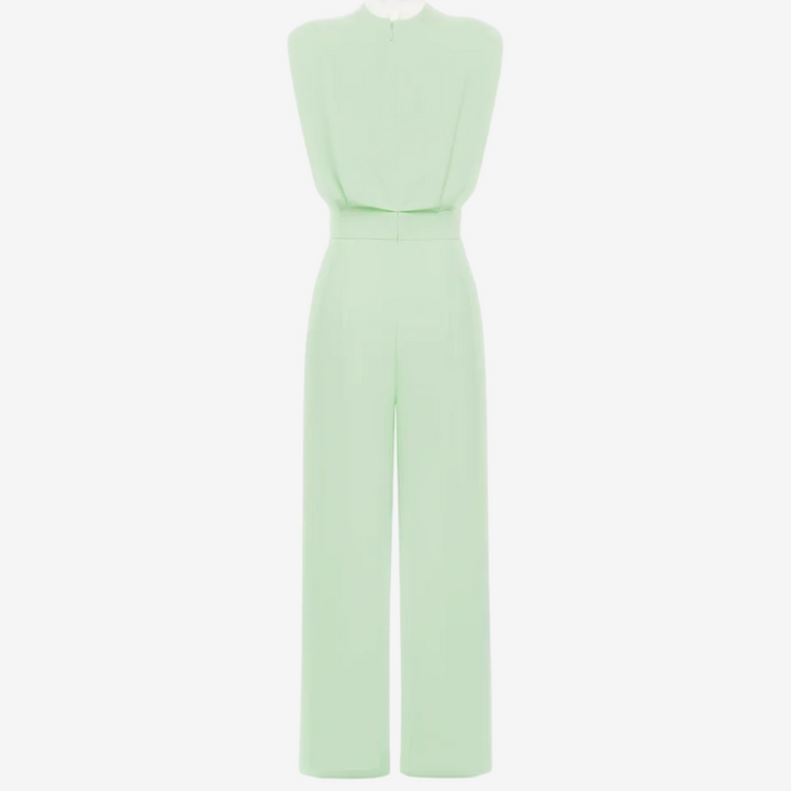 Aria | Elegant Sleeveless Wide Leg Jumpsuit