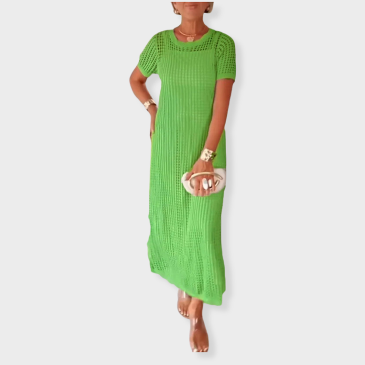 Bethany | Cut-Out Long Maxi Dress and Free Inner Dress