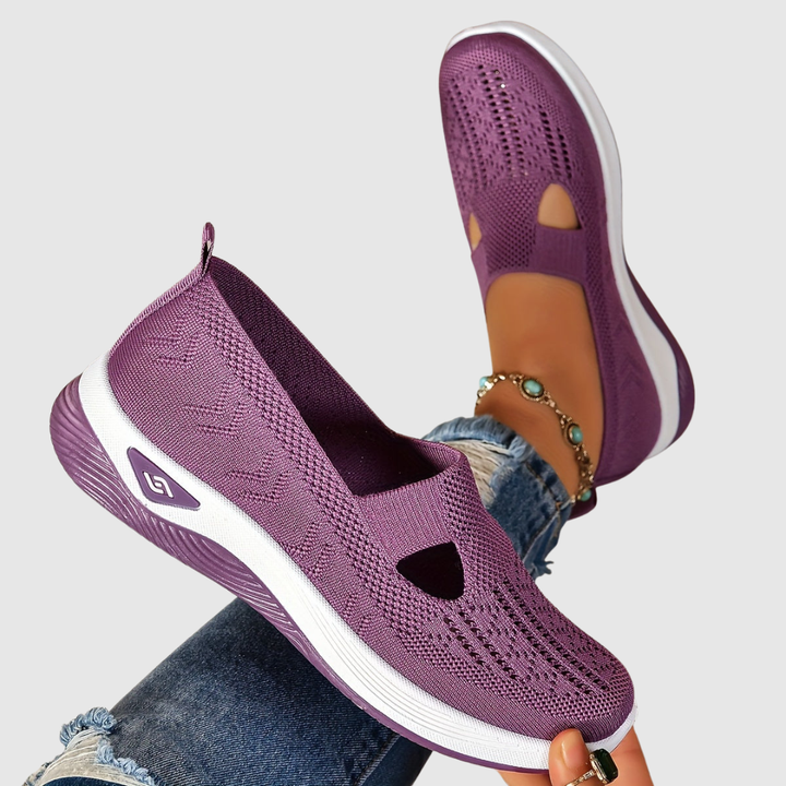 Amanda | Slip-On Knit Walking Sneakers