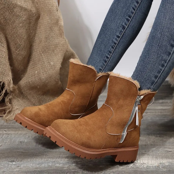 Wintera™ – Insulated Winter Boots with Side Zipper