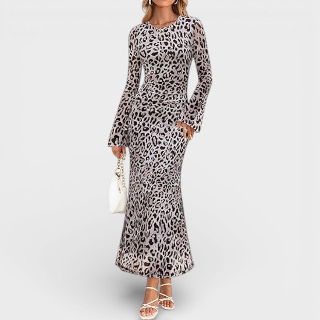 Jessica | Long Sleeve Floral Maxi Dress