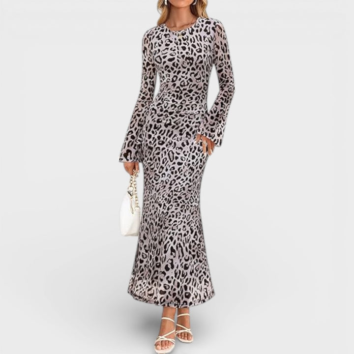 Jessica | Long Sleeve Floral Maxi Dress