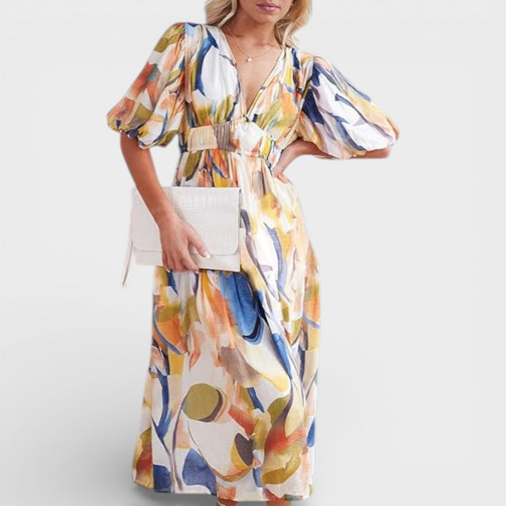 Chloe | Casual Floral Maxi Dress