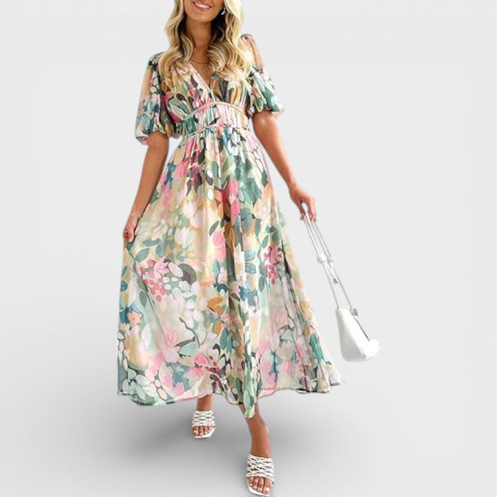 Chloe | Casual Floral Maxi Dress