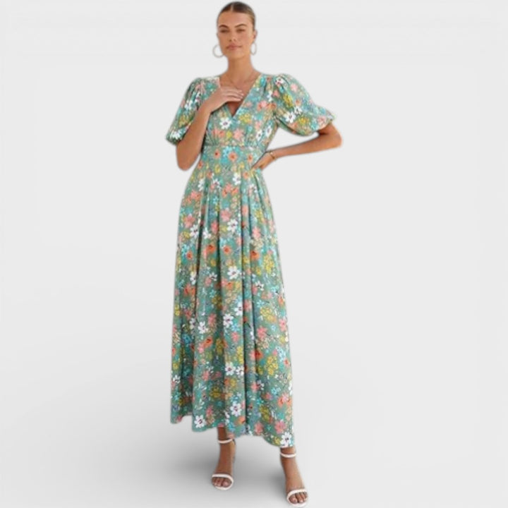 Chloe | Casual Floral Maxi Dress