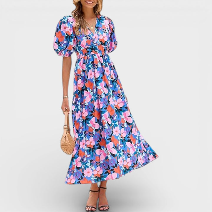 Chloe | Casual Floral Maxi Dress