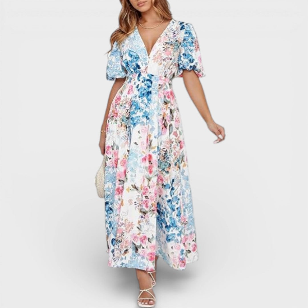 Chloe | Casual Floral Maxi Dress