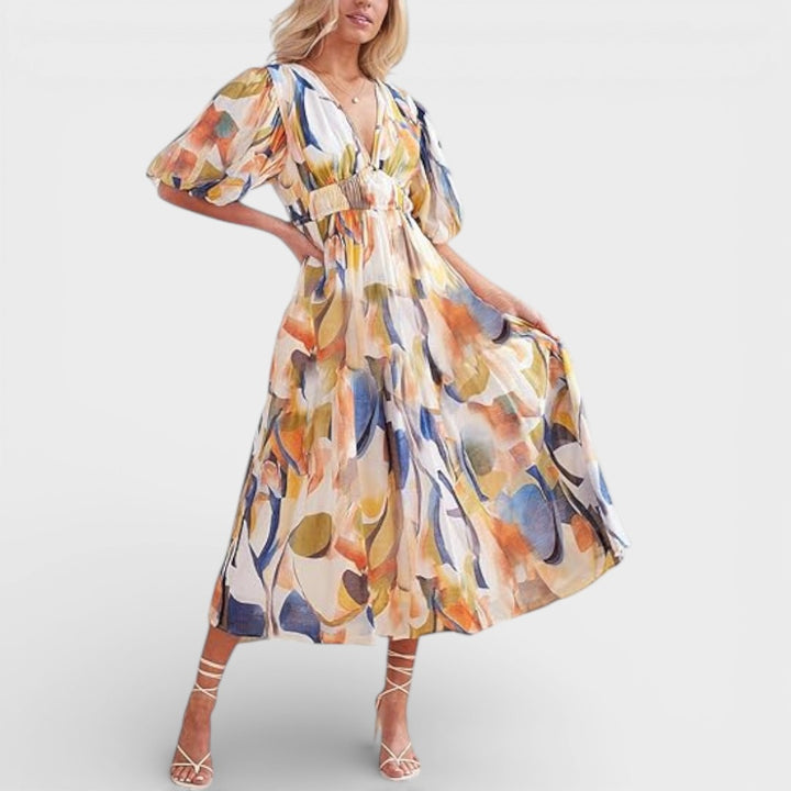 Chloe | Casual Floral Maxi Dress