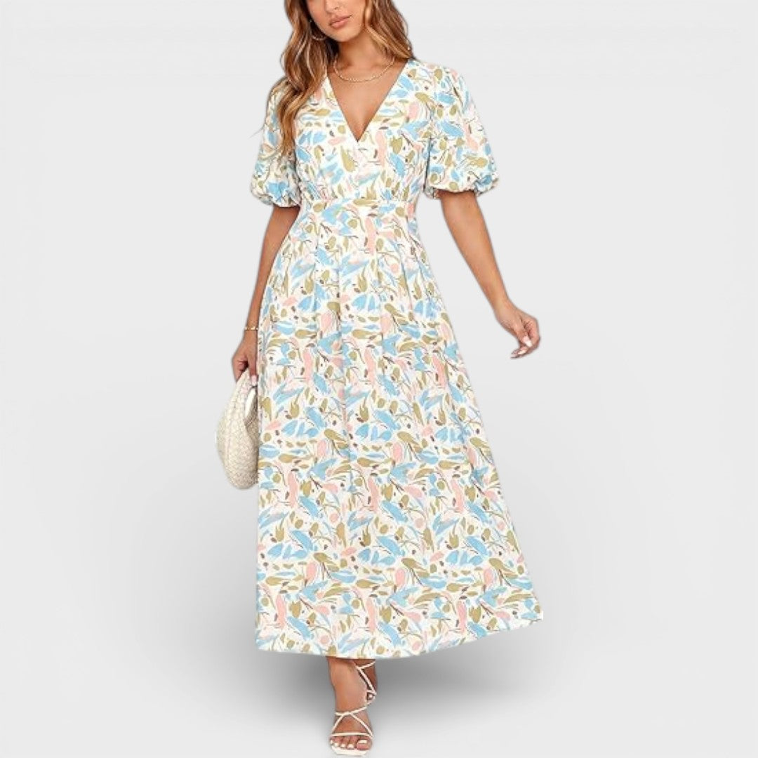 Chloe | Casual Floral Maxi Dress