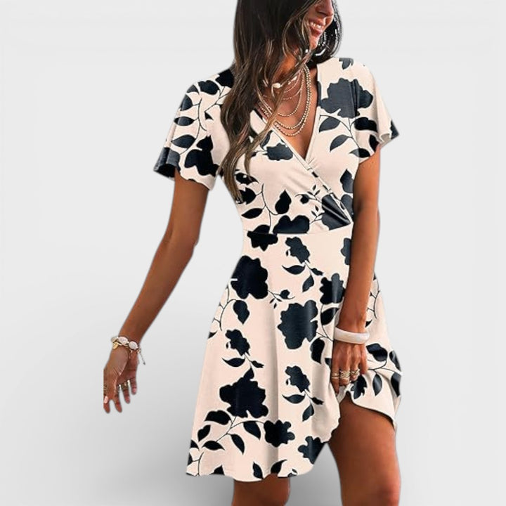 Madison | V Neck Mini Dress