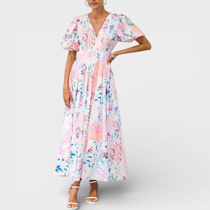 Chloe | Casual Floral Maxi Dress