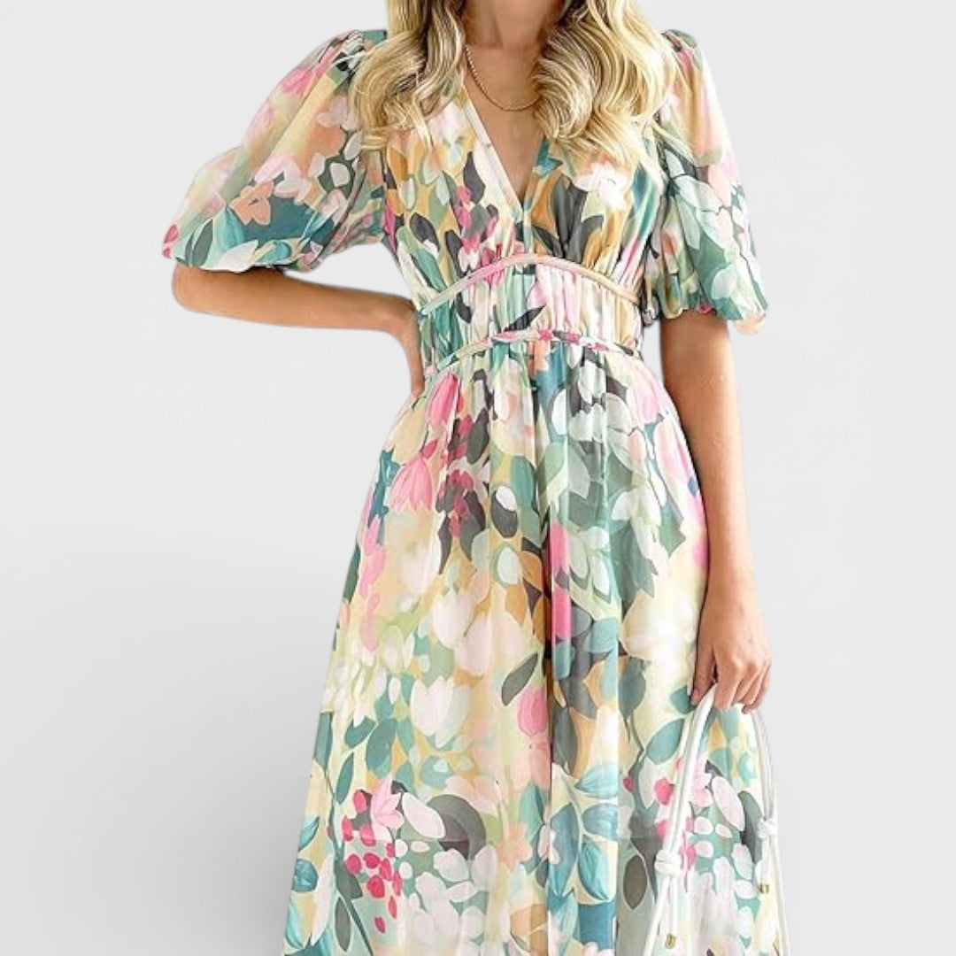 Chloe | Casual Floral Maxi Dress