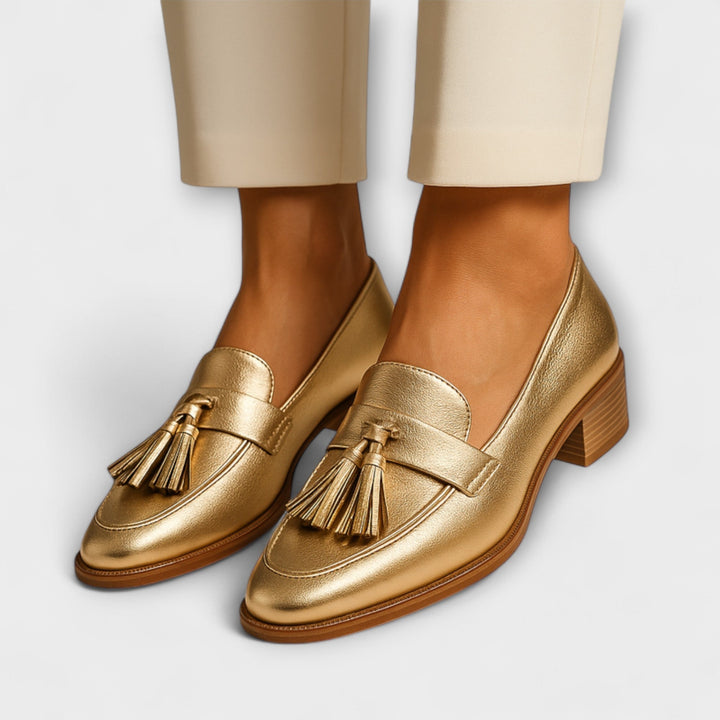 Elegant Moccasins with Stylish Fringes