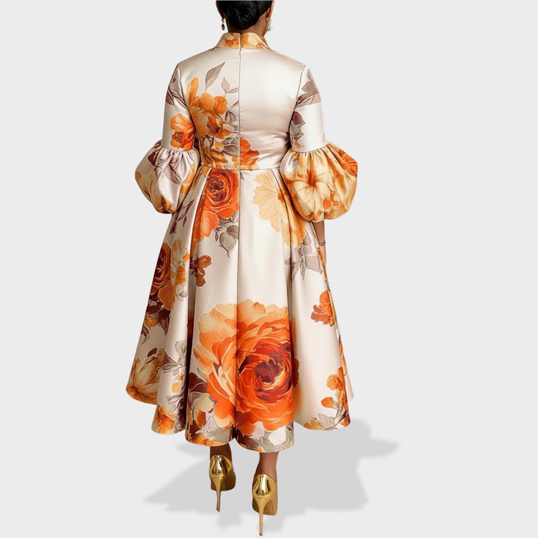 Brooklyn | Floral Puff Sleeve Dress
