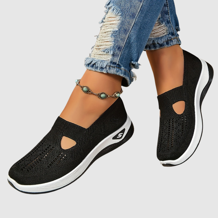 Amanda | Slip-On Knit Walking Sneakers