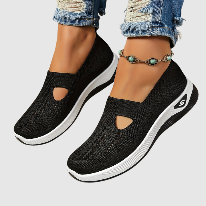 Amanda | Slip-On Knit Walking Sneakers