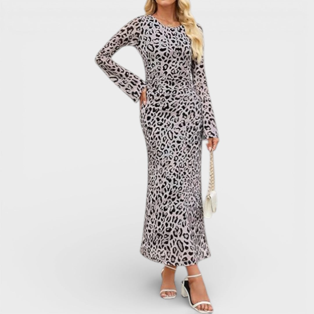 Jessica | Long Sleeve Floral Maxi Dress