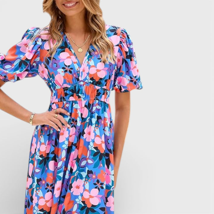 Chloe | Casual Floral Maxi Dress
