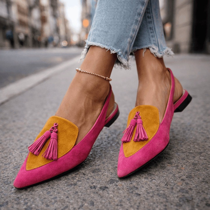 Cynthia | Tasseled Strappy Sandals